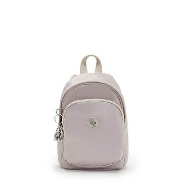 Kipling Delia Compact Metallic Convertible Ryggsäck Vita | SE 1656YX